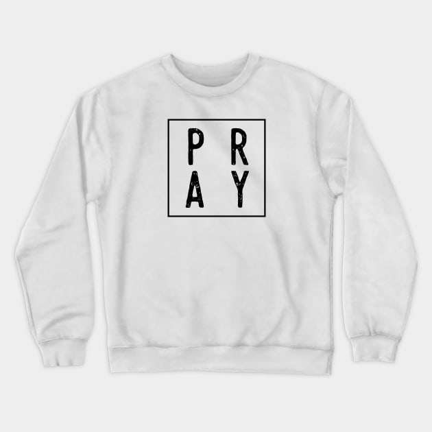 PRAY Square Crewneck Sweatshirt by Move Mtns